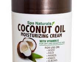 buy Coconut Oil Moisturizing Cream with Vitamin E for Dry & Sensitive Skin.