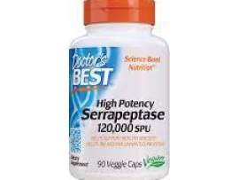 Doctor's Best High Potency Serrapeptase 120000 SPU health benefits