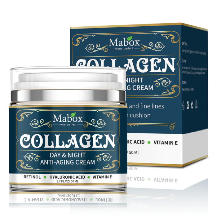 Mabox Natural Collagen Anti-Aging with Retinol, Vitamin E Day And Night Face Collagen Cream Near Me, anti aging creams in kenya, hydroface cream, bioxelan
