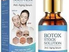 Botox Stock Solution Facial Serum 1 Fl Oz, Botox Stock Anti Aging Serum For Face, Instant Face Tightening Botox, Reduce Fine Lines, Wrinkles, Boost Skin Collagen, Hydrate & Plump Skin