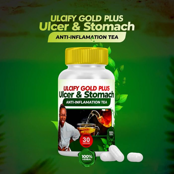 Ulcify Gold Plus Ulcer And Stomach Anti-Inflammation Capsules In Kenya